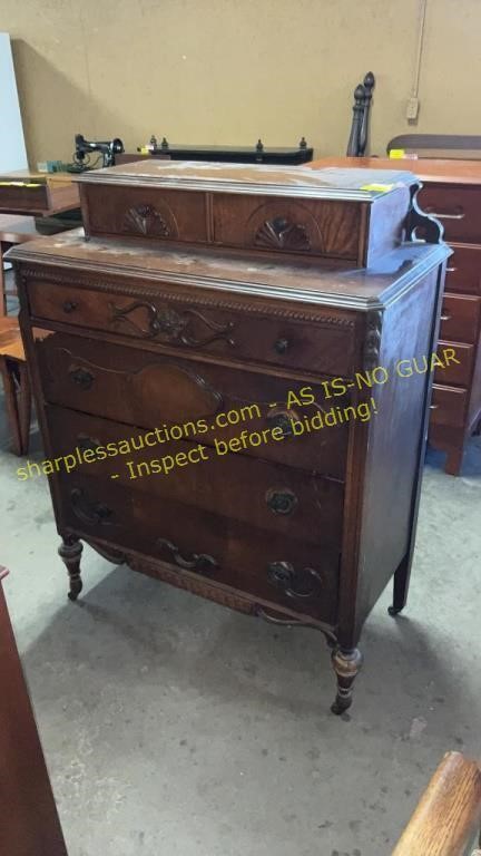 Antique dresser with hanky drawers