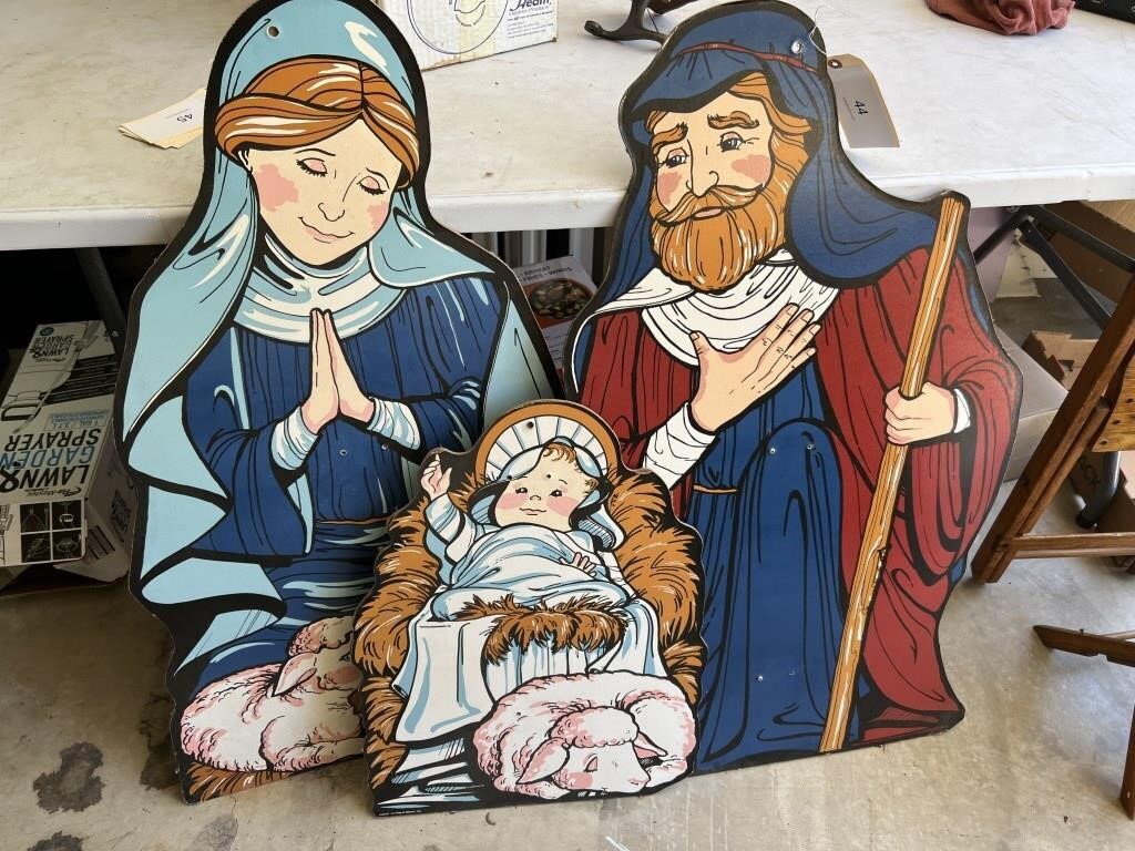 BABY JESUS MANGER SILOUETTE