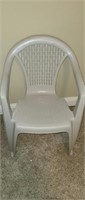 Plastic outdoor chair