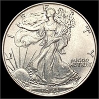 1943 Walking Liberty Half Dollar GEM BU