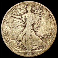 1917-D Walking Liberty Half Dollar NICELY