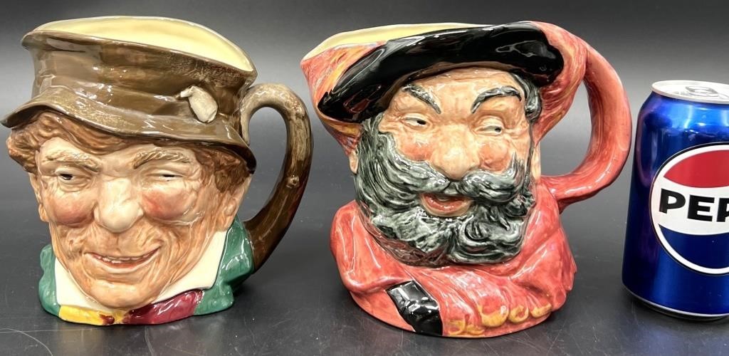 2 Royal Doulton Toby Mugs - Paddy & Falstaff