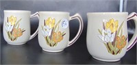 WOW!  Lot of 3 Vintage California Pottery Mugs
