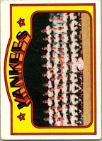 1972 Topps Baseball Lot of 6 Team Cards