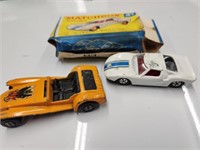 2 Matchbox Cars (1 in original box)