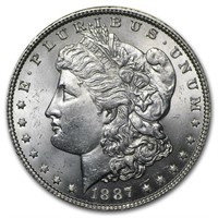 1887 Morgan Dollar Bu