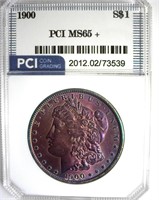 1900 Morgan PCI MS65+ Impressive Color