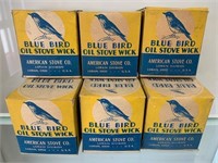 Vintage New Old Stock Blue Bird Oil Wicks