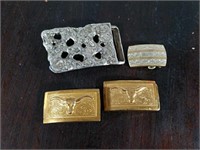 (4) Belt Buckles