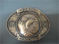 Belt Buckle 1990 Idaho Centennial #1146 of 5000