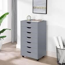 7-drawer Office File Storage Cabinet - Black