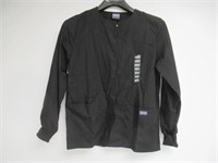 Cherokee Women's XXS Warm Up Scrubs Jacket, Black,