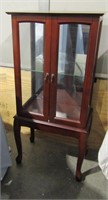 Small Curio Cabinet 41" T x 19" W x 12" D