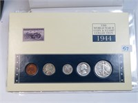 1944 World War II Coin and Stamp Collection