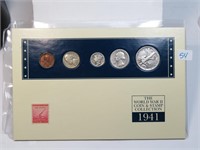 1941 World War II Coin and Stamp Collection