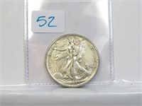 1943 P Walking Liberty Half Dollar 90% Silver