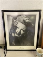 Framed 1989 Lucille Ball Poster
