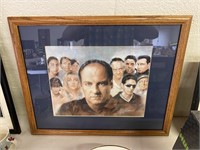 The Sopranos Framed Cast Print