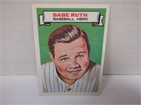 1952 TOPPS LOOK AND SEE #12 BABE RUTH W/CREASE