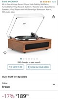 RECORD PLAYER (OPEN BOX, NO CORD)