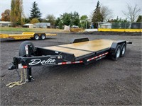 2020 Delta 7'x20' T/A Tilt Deck Trailer