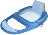 Kelsyus Spring Float Pool Lounger Chair, Blue
