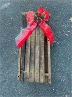 Wooden sleigh