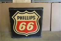 Phillips 66 Sign 44"x44" Light Does Not Light Up