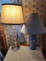 (2) TABLE LAMPS W/SHADES - WORK