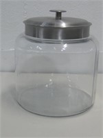 9" Glass Dry Storage Jar