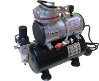 NEW Hobby airbrush compressor with air tank