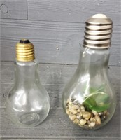 (2) Glass Light Bulbs