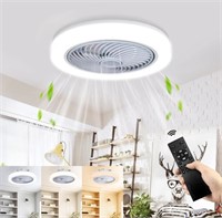Ceiling Fans with Lights Remote Control, 18"