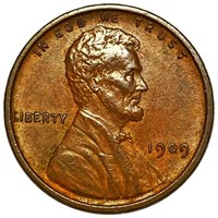 1909 Lincoln Wheat Penny UNCIRCULATED