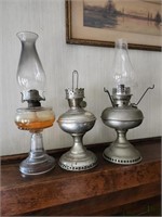 Collection of oil lamps
