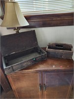 Antique wood carriers