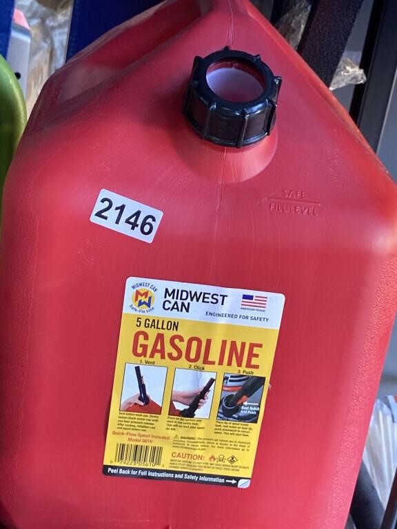 GASOLINE CAN RETAIL $30