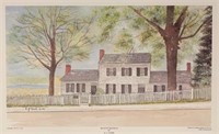 "Blount Mansion" BJ Clark Print Knoxville Art