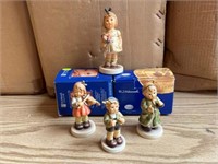 M. J. Hummel lot of 4 with boxes
