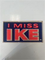 I Miss Ike campaign bumper sticker