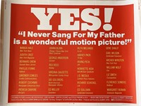 I Never Sang for My Father 1970 vintage movie post