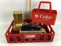 Coca-Cola Packing Tray and 8 bottle plastic