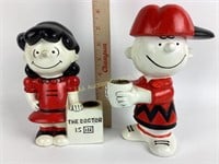 Peanuts Charlie Brown candle holders (Hallmark