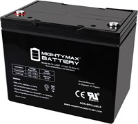 Max Battery ML75-12INT -12V 75 AH  INT Term