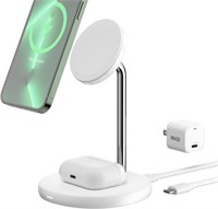 INVZI MagFree 2-in-1 15W Fast Wireless Charging