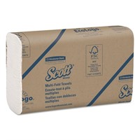 Scott 1-Ply Multi-Fold Towel Case of 16 Packs-Wht