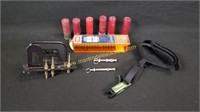 Misc 22 long Rifle Ammo, Bow Parts, Shells