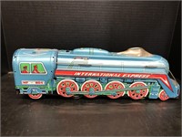 International express metal toy train battery