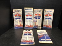 Group of standard oil maps
