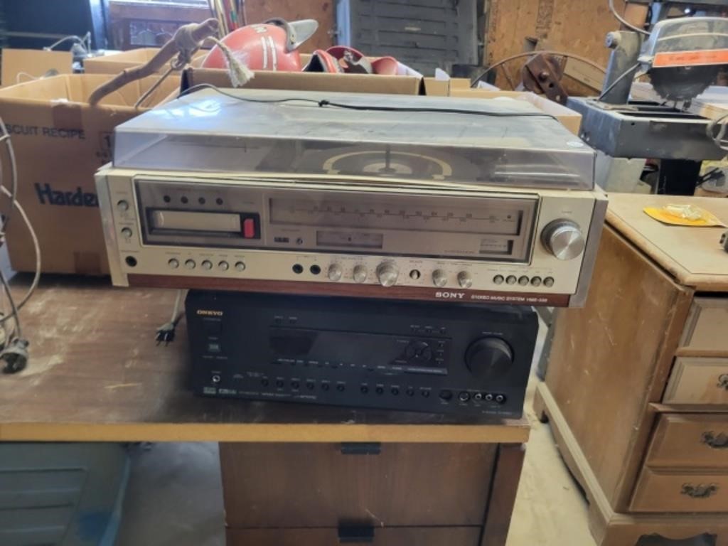 Sony Stereo & Pioneer Receiver